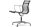 Vitra Aluminium Chair EA 108, Schwarz, Netzgewebe, Charles & Ray Eames , 1958