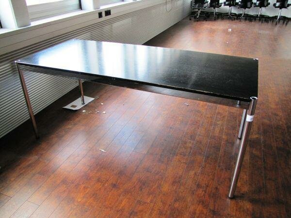 USM Haller Tisch Schreibtisch 175 x 75 cm schwarz