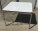 USM Haller Tisch Schreibtisch 100 x 100 cm weiss (Perlgrau)