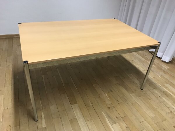 USM Haller Tisch Schreibtisch 100 x 150 cm Buche