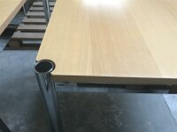 USM Haller Tisch Schreibtisch 100 x 100 cm buche