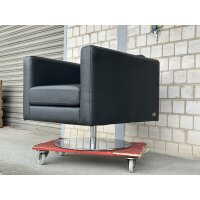KNOLL Ledersessel Loungesessel