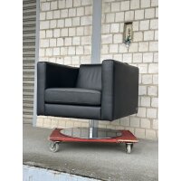 KNOLL Ledersessel Loungesessel
