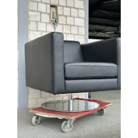 KNOLL Ledersessel Loungesessel
