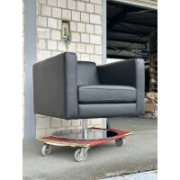 KNOLL Ledersessel Loungesessel