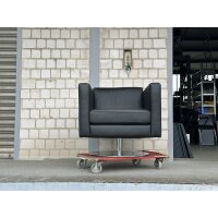 KNOLL Ledersessel Loungesessel