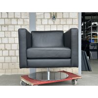 KNOLL Ledersessel Loungesessel