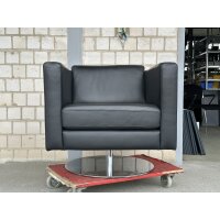 KNOLL Ledersessel Loungesessel