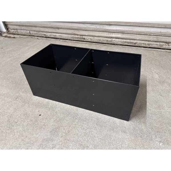 USM Haller Einlegerahmen Wanne für Ausziehtablar 75 x 35 x 35 Schwarz Ral 9011