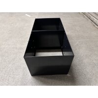 USM Haller Einlegerahmen Wanne für Ausziehtablar 75 x 35 x 35 Schwarz Ral 9011