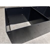 USM Haller Einlegerahmen Wanne für Ausziehtablar 75 x 35 x 35 Schwarz Ral 9011