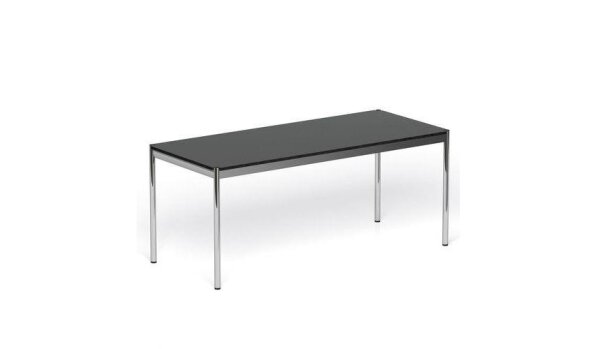 USM Haller Tisch Schreibtisch 100 x 200 cm Nero Impala Granit