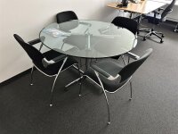 USM Kitos Tisch Glas rund Durchmesser wählbar 110 cm
