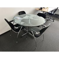 USM Kitos Tisch Glas rund Durchmesser wählbar 120 cm