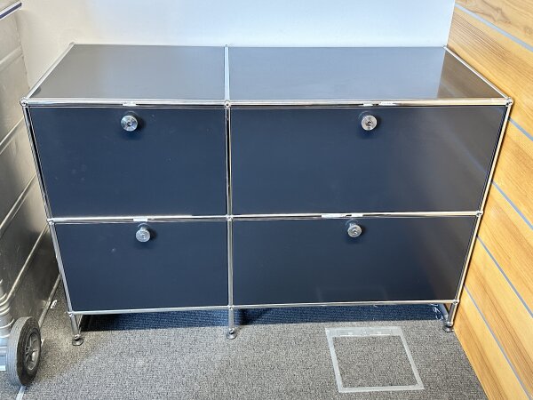 USM Haller Sideboard 125x84x50 cm schwarz