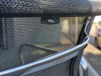 Vitra Aluminium Chair EA 107, Schwarz, Netzgewebe, auf Rollen