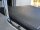 Vitra Aluminium Chair EA 107, Schwarz, Netzgewebe, auf Rollen