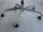 Vitra Aluminium Chair EA 107, Schwarz, Netzgewebe, auf Rollen