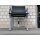 Vitra Aluminium Chair EA 107, Schwarz, Leder