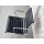 Vitra Aluminium Chair EA 107, Schwarz, Leder