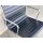 Vitra Aluminium Chair EA 107, Schwarz, Leder