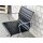 Vitra Aluminium Chair EA 107, Schwarz, Leder