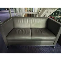 Norman Foster für Walter Knoll Leder Sofa Foster 501