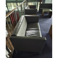 Norman Foster für Walter Knoll Leder Sofa Foster 501