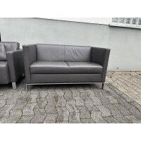 Norman Foster für Walter Knoll Leder Sofa Foster 501