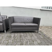 Walter Knoll Foster 500 Ledersofa dunkelbraun