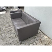 Walter Knoll Foster 500 Ledersofa dunkelbraun