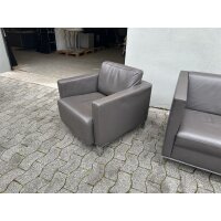 Walter Knoll Foster 500 Ledersessel dunkelbraun