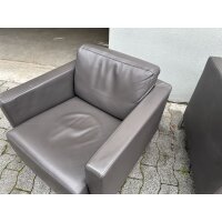 Walter Knoll Ledersessel Foster 500 dunkelbraun