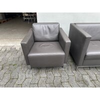 Walter Knoll Ledersessel Foster 500 dunkelbraun