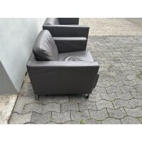 Walter Knoll Ledersessel Foster 500 dunkelbraun