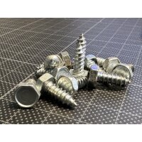 20 x USM Haller Blechschraube mit Sechskantkopf  4,8x9,5.
