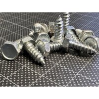 20 x USM Haller Blechschraube mit Sechskantkopf  4,8x9,5.