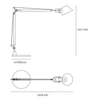 Artemide Tolomeo XXL Outdoor 1532150A