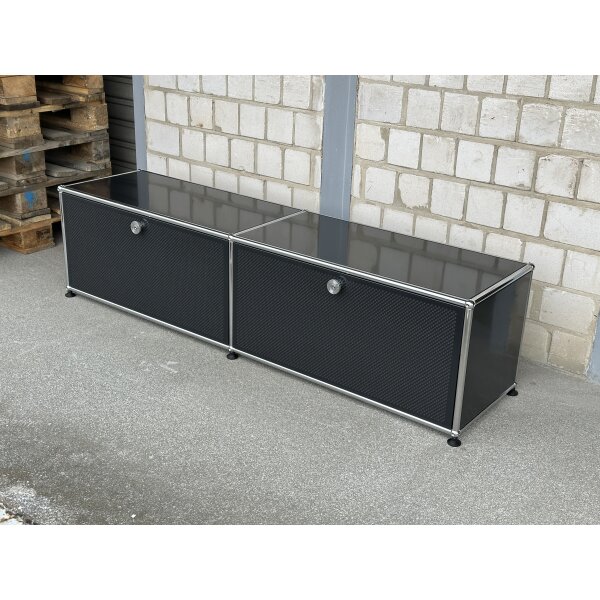 USM Haller Lowboard 150x35x39 cm schwarz Akustikpaneele