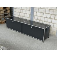 USM Haller Lowboard 150x35x39 cm schwarz Akustikpaneele