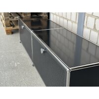 USM Haller Lowboard 150x35x39 cm schwarz Akustikpaneele