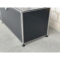 USM Haller Lowboard 150x35x39 cm schwarz Akustikpaneele