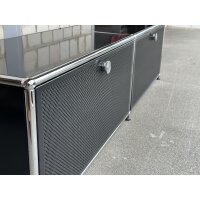 USM Haller Lowboard 150x35x39 cm schwarz Akustikpaneele