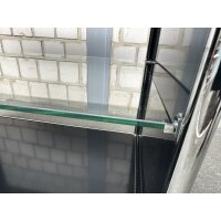 USM Haller Tisch mit Glasplatte Schwarz