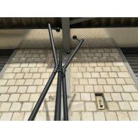 Garderobenständer pulverbeschichtet schwarz