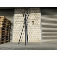 Garderobenständer pulverbeschichtet schwarz